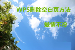 电脑中彻底删除WPS空白页的五种方法介绍_重装教