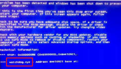 Win7看视频蓝屏watchdog.sys的原因及处理方法_重装教