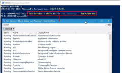电脑Powershell命令筛选系统服务项应用方法_重装教