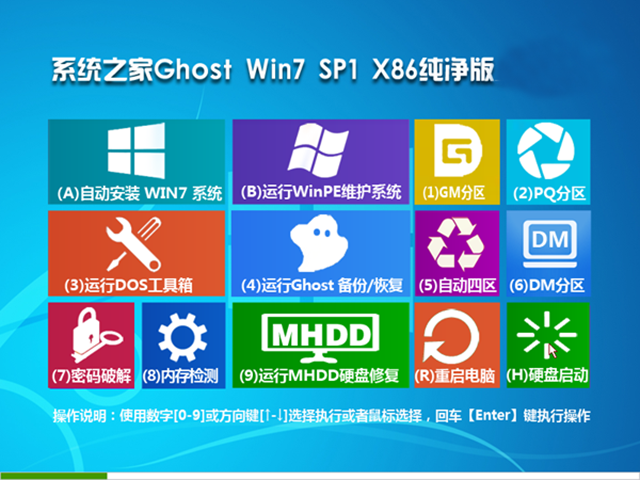 硬盘安装 GHOST WIN7 SP1 X86 经典纯净版 V15.12 教程_win7 32位纯净版