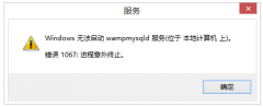 电脑中MySQL服务无法启动报错1067怎么办？_重装教